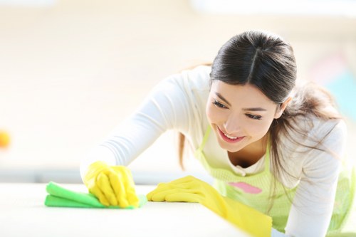 Reception area cleaning for a Tooting office with regular visitor traffic