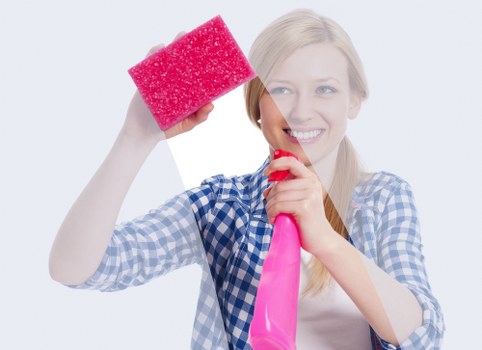 Exterior glass cleaning for a business in Tooting
